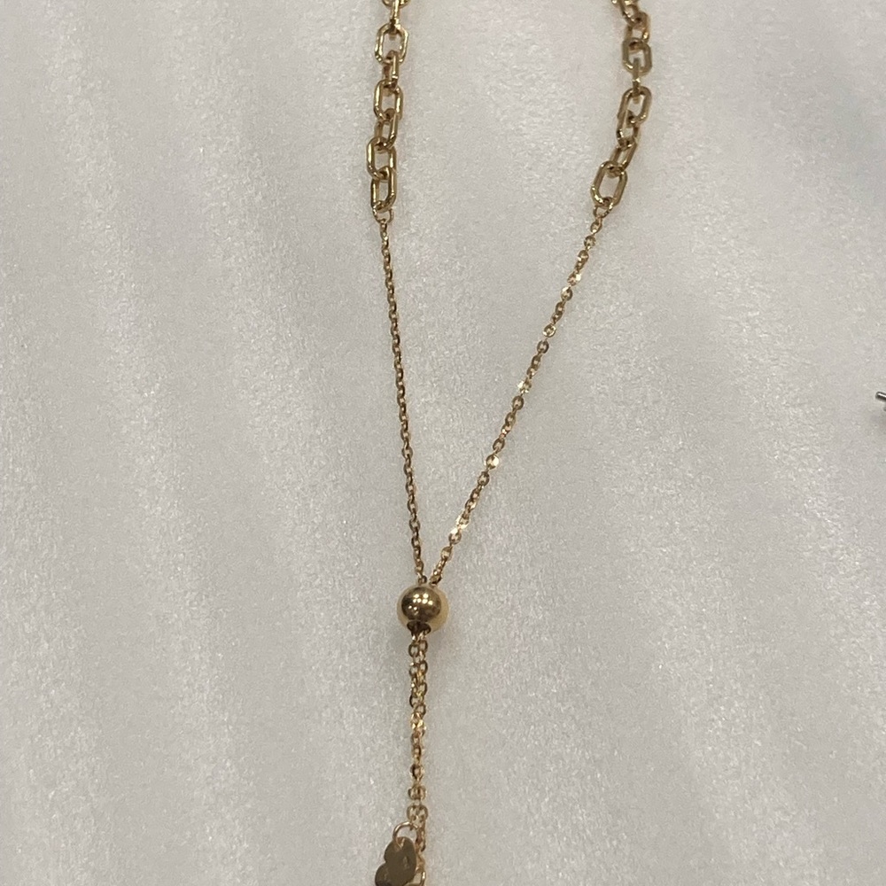 Brand new 10k Italy paperclip Gold bracelet - Picture 5 of 6
